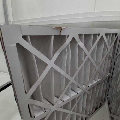 6PK AEROSTAR MERV 8 PLEADED FURNACE AIR FILTERS, 20" X 20" X 4" - WHITE (MODEL: AP80S.042020-6) image 3