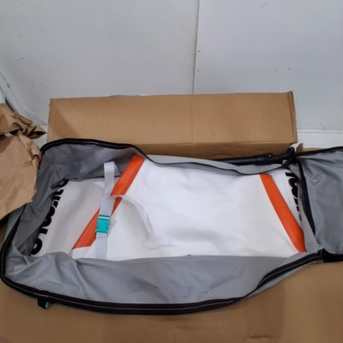 FUNWATER INFLATABLE ULTRA LIGHT STAND UP PADDLE BOARD - 10.6FT X 33" - ORANGE/WHITE/BLUE - (MODEL: SUPFW02B) image 2