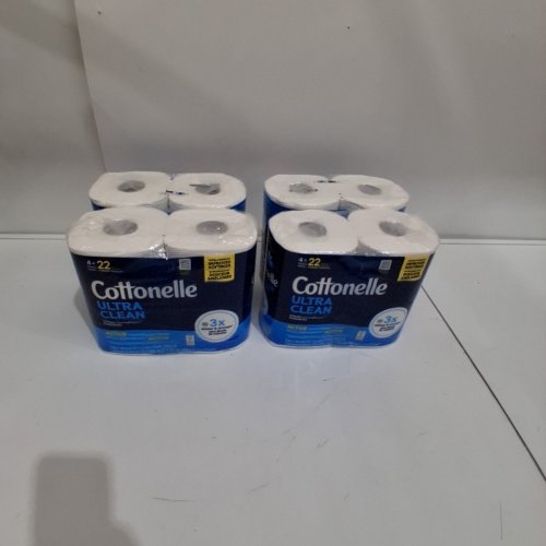 4 (4PK) COTTONELLE ULTRA CLEAN FAMILY MEGA PACKS TOILET PAPER ROLLS (TOTAL 16 ROLLS) image 2