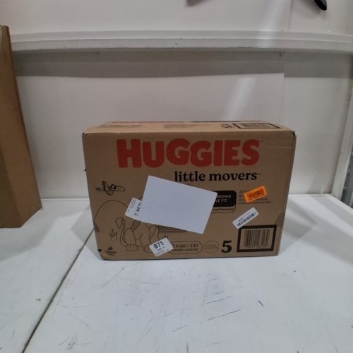 132PK HUGGIES LITTLE MOVERS DIAPERS - SIZE 5 image 2