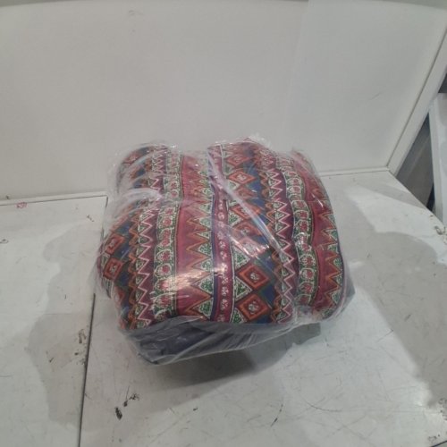 3PK SOFT CHAIR CUSHIONS WITH BACKREST - MULTICOLOR image 4