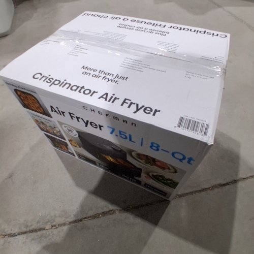 CHEFMAN CRISPINATOR HIGH POWERED AIR FRYER - 8QT - BLACK (MODEL: C38-8WD7-1M-1CAP / 1993109) image 7