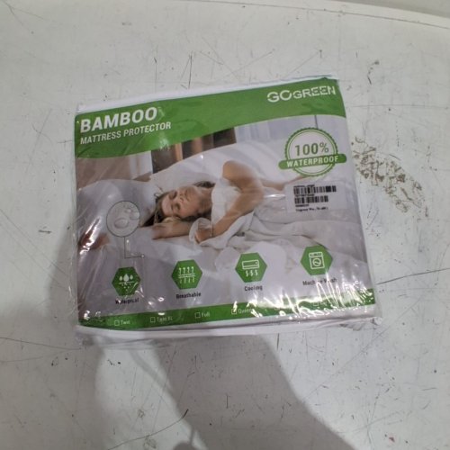 GOGREEN BAMBOO WATERPROOF MATTRESS PROTECTOR FOR 6" - 15" HIGH - KING - WHITE image 2