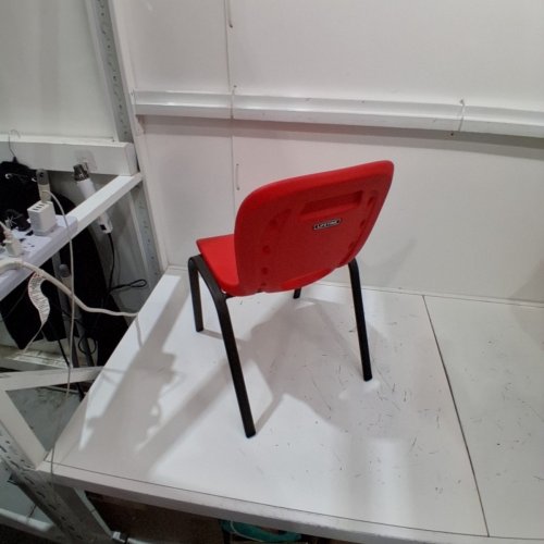LIFETIME STACKING KIDS CHAIR WITH HIGH IMPACT POLYETHYLENE CONSTRUCTION LIGHTWEIGHT AND DURABLE WEATHER RESISTANT CONTOURED SEAT AND BACK - RED (MODEL:80474) image 4