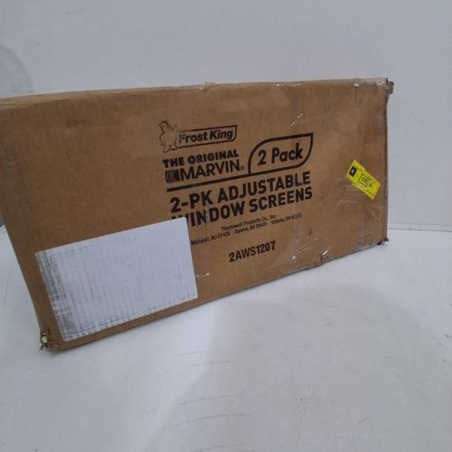 2PK FROST KING ADJUSTABLE WINDOW SCREENS - 21" - 37" X 10" (MODEL: AWS1207) image 7