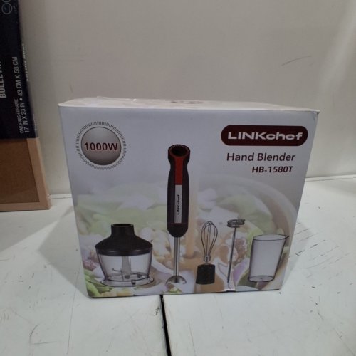 LINKCHEF 5-IN-1 IMMERSION BLENDER SET - 1000W, 120V 60HZ - BLACK / RED (MODEL: HB-1580T) image 6