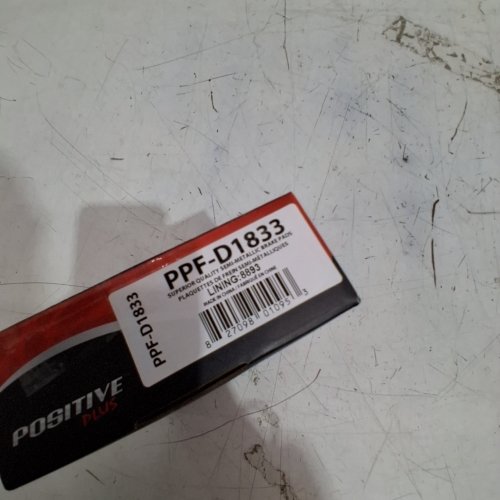 POSITIVE PLUS SEMI-METALLIC REAR DISC BRAKE PADS - FITS SELECT VEHICLES - BLACK (MODEL : PPF-D1833) image 4