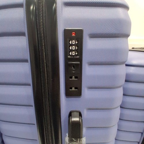 5PC COSBARN HARD CASE LUGGAGE SET WITH SPINNER WHEELS & TSA LOCK - SLATE BLUE (MODEL: A-201) image 4