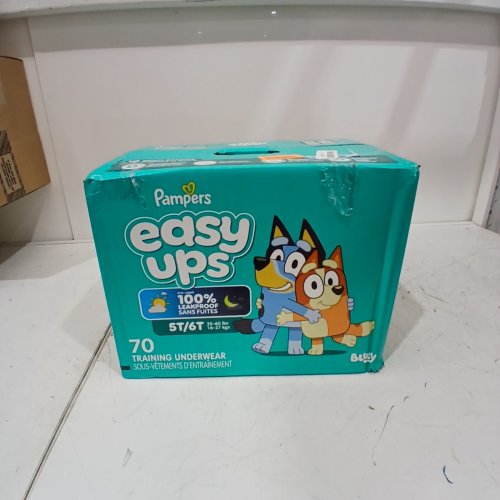 70PK PAMPERS TODDLER TRAINING UNDERWEAR EASY UPS DIAPERS TRAINING PANTS - SIZE 5T/6T - BLUEY image 2