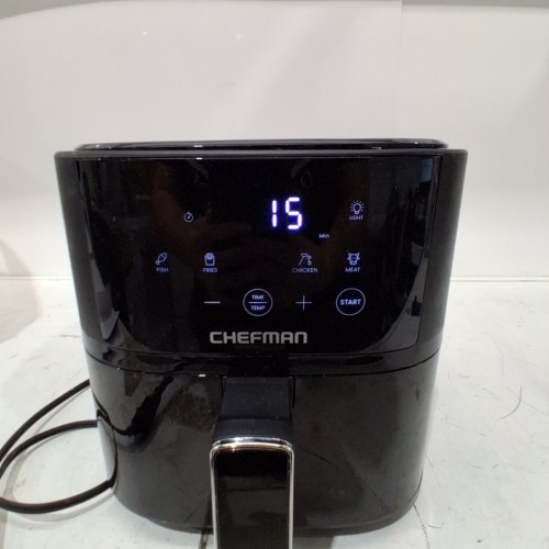 CHEFMAN TURBOFRY TOUCH EASY VIEW AIR FRYER- 4l - BLACK (MODEL: ‎RJ38-4TW-BLACK-CA) image 2