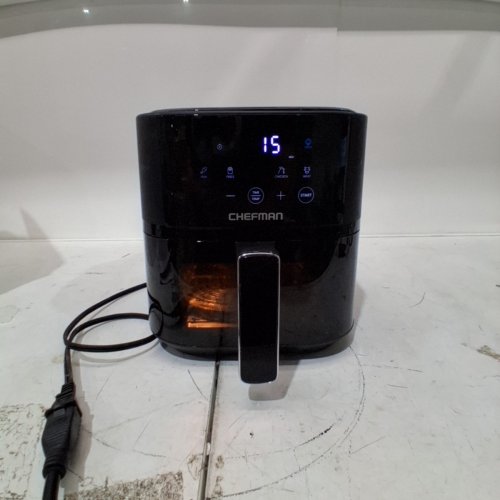 CHEFMAN TURBOFRY TOUCH EASY VIEW AIR FRYER- 4l - BLACK (MODEL: ‎RJ38-4TW-BLACK-CA) image 3