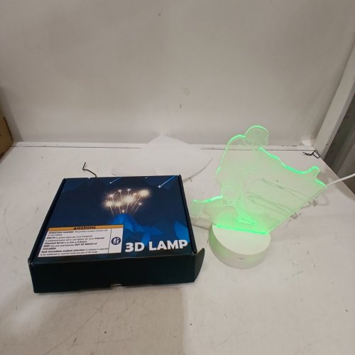 SPORTS-THEMED BASEBALL 3D LAMP - CLEAR image 4