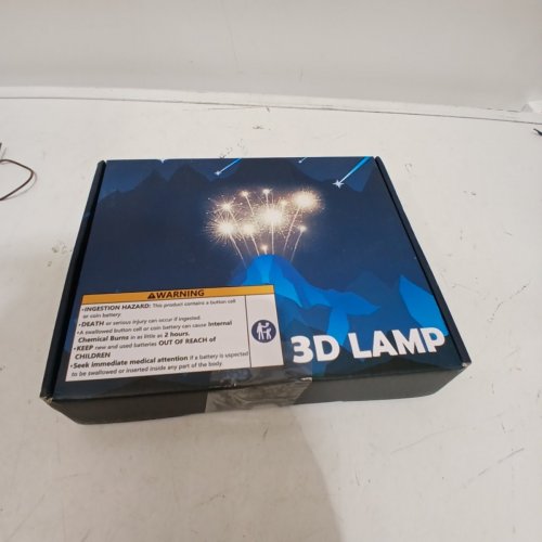 SPORTS-THEMED BASEBALL 3D LAMP - CLEAR image 5
