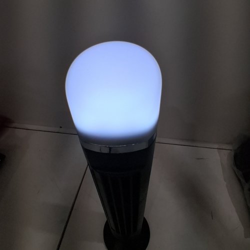 ERHIGHER LED LIGHT BLADELESS STREAMLINED DESIGN TOWER FAN - 14"X3.9" - BLACK image 2