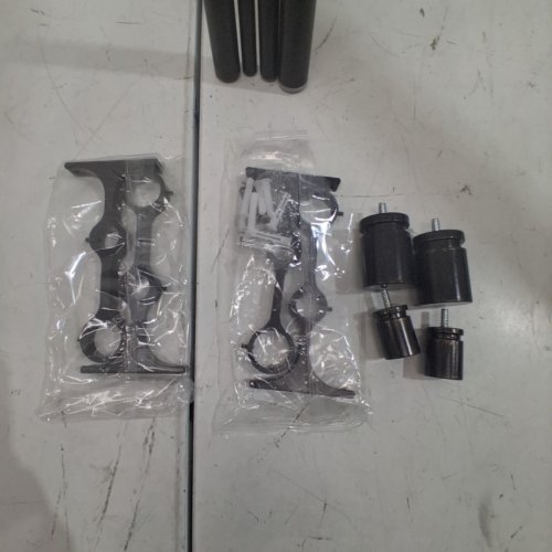 LWIIOM DOUBLE CURTAIN RODS - 36" - 72" - OIL RUBBED BRONZE image 3
