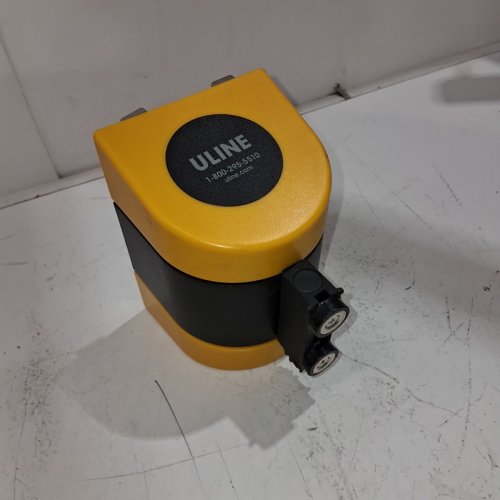 ULINE MAGNETIC MOUNT TAPE DISPENSER - 30FT - YELLOW/BLACK image 2