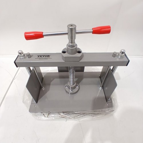 VEVOR MANUAL PAPER PRESS MACHINE - FOR A4 SIZED / 12 " X 8.6" PAPERS - GREY (MODEL: XTY500) image 2