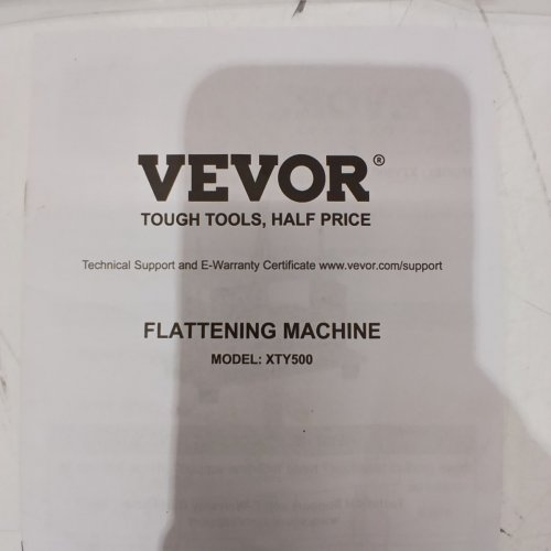 VEVOR MANUAL PAPER PRESS MACHINE - FOR A4 SIZED / 12 " X 8.6" PAPERS - GREY (MODEL: XTY500) image 3
