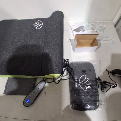 HOMEDICS BODY FLEX AIR COMPRESSION STRETCHING MAT - CHARCOAL GRAY AND LIME GREEN (MODEL: BM-AC107) image 4