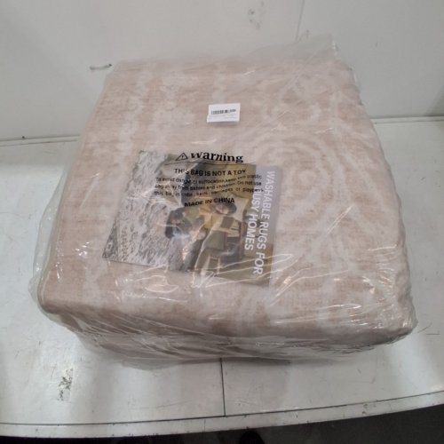 WASHABLE AREA RUG - 12FTX15FT - BEIGE image 2