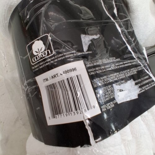 10PK GANDEUR HOSPITALITY COTTON HAND TOWELS- 16" X 30" - WHITE (MODEL: 400996) image 3
