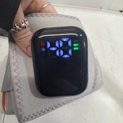 DIGITAL HEATED VIBRATION MASSAGE WAIST BELT - GREY (MODEL: Y9) image 2