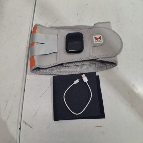 DIGITAL HEATED VIBRATION MASSAGE WAIST BELT - GREY (MODEL: Y9) image 3
