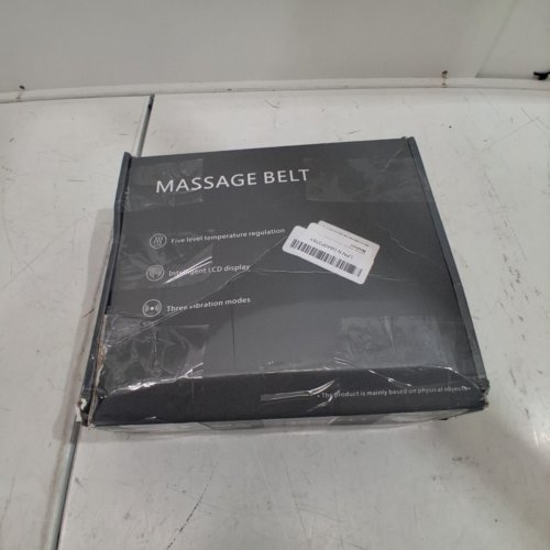 DIGITAL HEATED VIBRATION MASSAGE WAIST BELT - GREY (MODEL: Y9) image 4