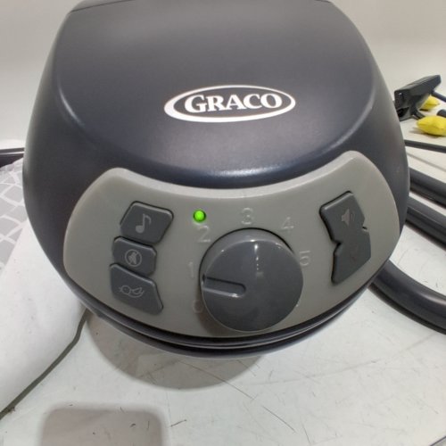 GRACO SIMPLE SWAY LX SWING WITH MULTI-DIRECTION SEAT, 10 SONGS, 5 NATURE SOUNDS, 6 SWING SPEED AND 2 SPEED VIBRATION - GREY (MODEL: SMP SWY LX MD) image 2