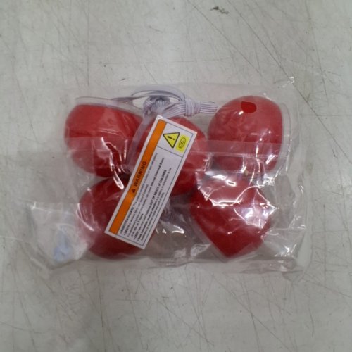 5PK GLOWING RED CLOWN NOSE STAGE PROPS - RED image 2