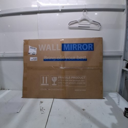 ARCHED WALL MOUNTED MODERN DECOR GLASS MIRROR - 38" - BLACK image 4