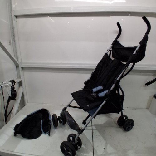 INGENUITY 3D MINI CONVENIENCE STROLLER LIGHTWEIGHT FOLDABLE - 45LBS CAP - SLATE/BLACK - (MODEL: 17286) image 2