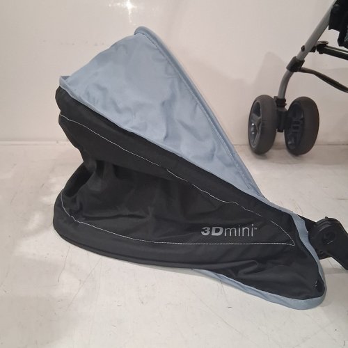 INGENUITY 3D MINI CONVENIENCE STROLLER LIGHTWEIGHT FOLDABLE - 45LBS CAP - SLATE/BLACK - (MODEL: 17286) image 9