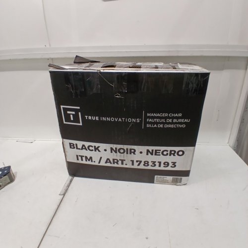 TRUE INNOVATIONS MID BACK MANAGERS OFFICE CHAIR - 275LB CAP - BLACK - (MODEL: 1783193) image 4