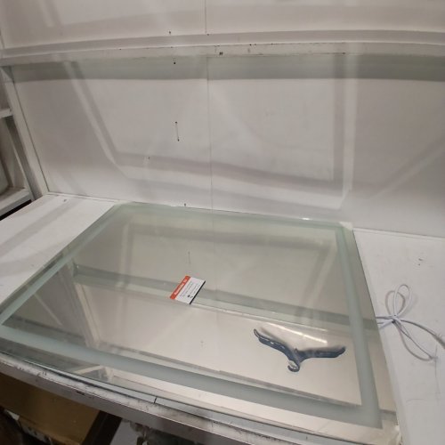 TETOTE FRONTLIT & BACKLIT LED WALL MIRROR 3 COLOUR SWITCH WITH ANTI-FOG - 28" X 36" - CLEAR/SILVER (MODEL: DDDZBG7191) image 3