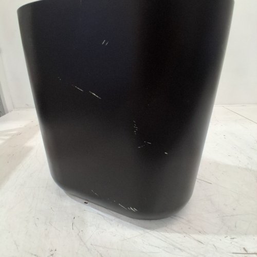 THRESHOLD SLIM OVAL BATHROOM WASTEBASKET BLACK - 10" - BLACK image 4