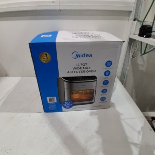 MIDEA WIDE MAX AIR FRYER OVEN - 12.7QT - BLACK/STAINLESS STEEL - (MODEL:MAF122AOCSS) image 7