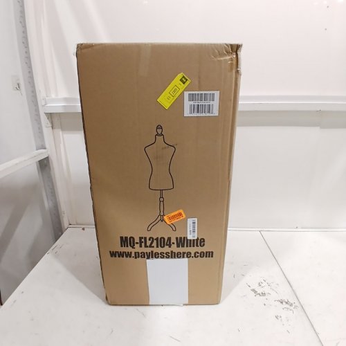 MEETINGHOME DRESS FORM MANNEQUIN - 58" - 67" - WHITE/BEIGE - (MODEL: MQ-FL2104-WHITE) image 2