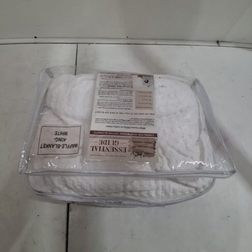 PREMIUM WAFFLE BLANKET - KING - WHITE (MODEL: 157895) image 4