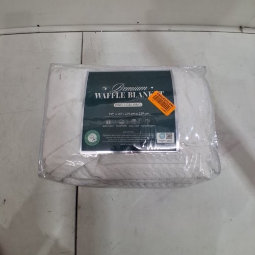 PREMIUM WAFFLE BLANKET - KING - WHITE (MODEL: 157895) image 6