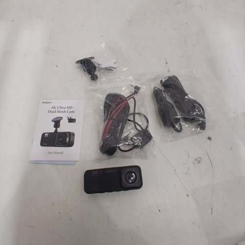 KYLTOOR DUAL 4 K UHD DASH CAM WITH BACK UP CAMERA - 3.16" SCREEN - 32GB SD INCLUDED - BLACK image 3