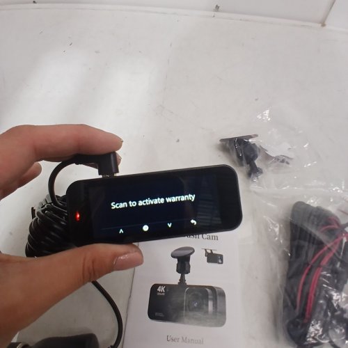 KYLTOOR DUAL 4 K UHD DASH CAM WITH BACK UP CAMERA - 3.16" SCREEN - 32GB SD INCLUDED - BLACK image 4