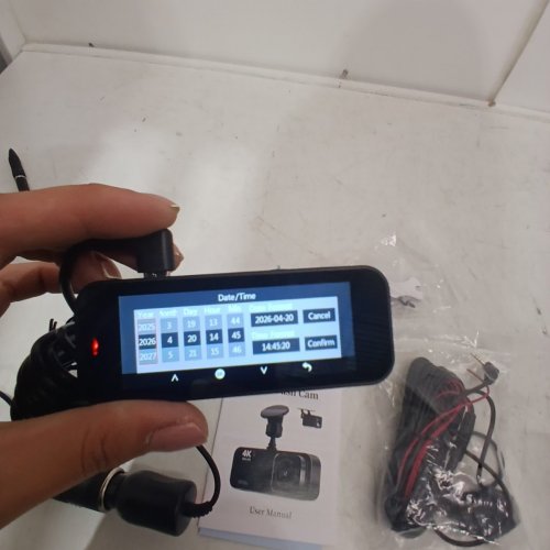 KYLTOOR DUAL 4 K UHD DASH CAM WITH BACK UP CAMERA - 3.16" SCREEN - 32GB SD INCLUDED - BLACK image 5
