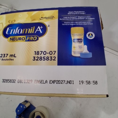 18PK ENFAMIL A+ NEUROPRO BABY FORMULA, 0-12 MONTHS, READY TO FEED BOTTLES - 237ML image 2