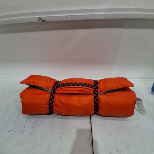 BRENT WOOF REVERSIBLE TRAVEL COOLING PET MAT - 26" X 43" - ORANGE/GREY (MODEL: 1935076) image 3