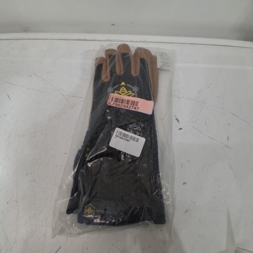 APIS TACTICAL HEAVY DUTY GLOVES - LARGE - BLACK/BROWN image 2