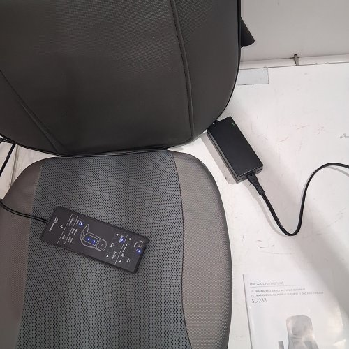 SNAILAX SHIATSU NECK & BACK MASSAGER MASSAGE CHAIR PAD WITH HEAT - SL-233 image 2