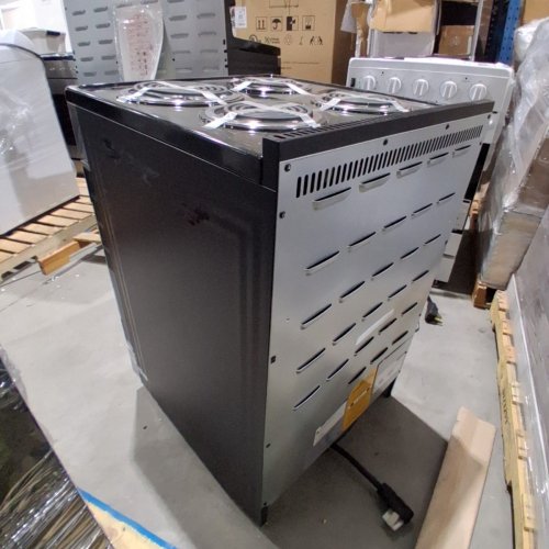 ELEMENT SLIDE-IN COIL STOVE RANGE WITH 4 BURNERS - 24" - 3.7 CU. FT - STAINLESS STEEL / BLACK (MODEL:EECR24MES-CA) image 3