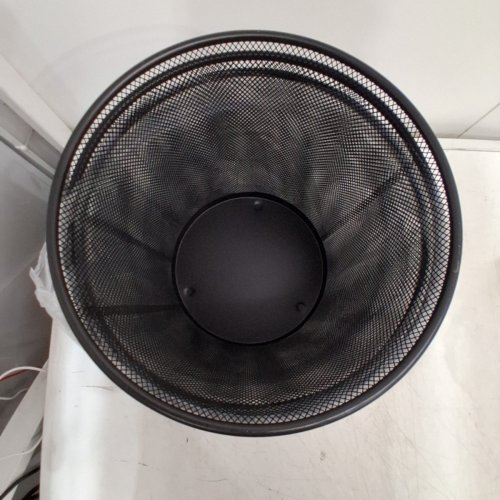 3PK METALLIC ROUND TRASH CANS - 11" - BLACK (MODEL: MTC) image 4