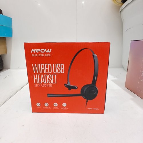 MPOW WIRED USB HEADSET WITH MICROPHONE -3.5MM - MODEL#BH323A image 2
